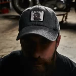 gorro biker jaspeado