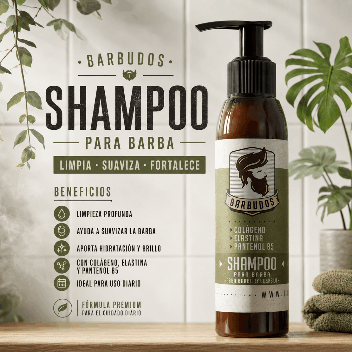 shampoo barba barbudos