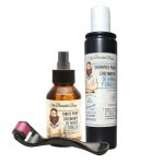Tónico y shampoo con Minoxidil + Dermarroller