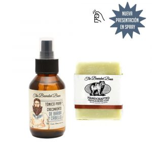 Tónico para crecimiento de barba + Jabón